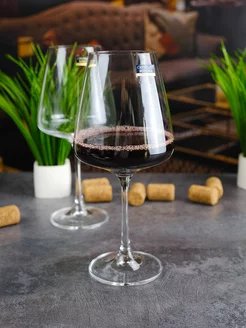 Кришталеві келихи для вина Bohemia Corvus 450 мл 6 штук