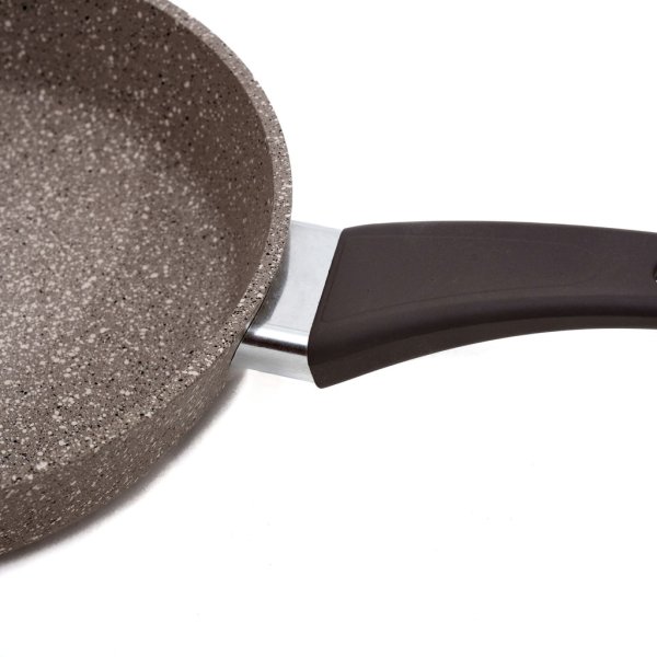 Сковорода глибока з а/п покриттям без кришки д.280 АА50280 (світло-сірий гранит)