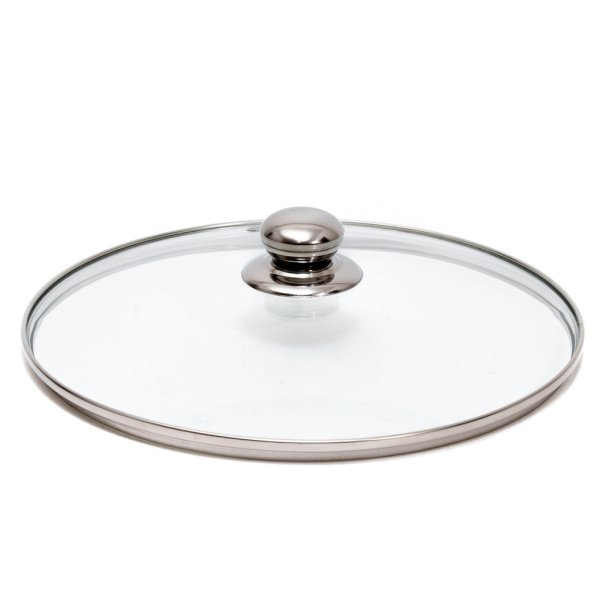 Сковорода глибока АА50263 з а/п і скляною кришкою д.260 (світло-сірий гранит)