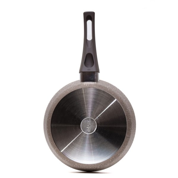 Сковорода глибока АА50263 з а/п і скляною кришкою д.260 (світло-сірий гранит)