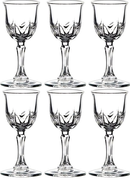 Набір чарок на ніжці Karat Pasabahce 58мл