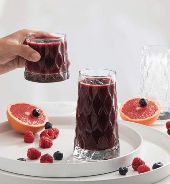 Набір склянок високих Leafy Pasabahce 345мл