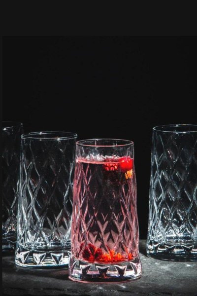 Набір склянок високих Leafy Pasabahce 345мл