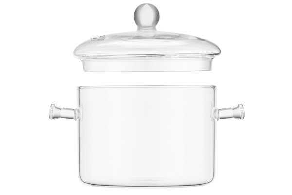 Каструля Ardesto Black Mars, 1500 мл, боросилікатне скло