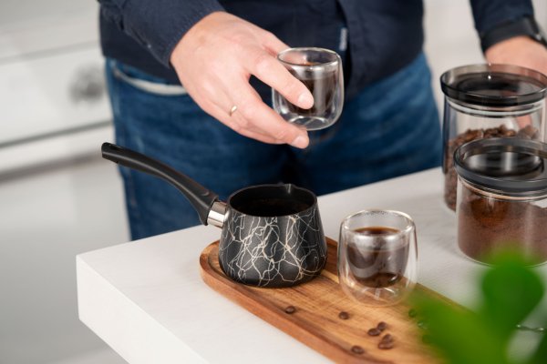 Турка Ardesto BLACK MARS, 0.35 л, граніт, бакелітова ручка