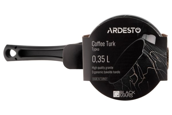Турка Ardesto BLACK MARS, 0.35 л, граніт, бакелітова ручка