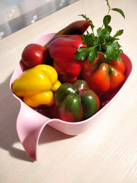 Сито-друшляк Ardesto Fresh, рожевий, пластик
