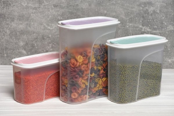 Контейнер для сипучих Ardesto Fresh 1,8 л, голубий тіфані, пластик