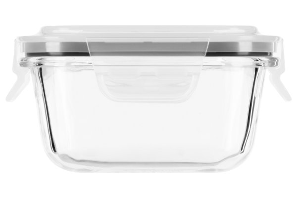 Контейнер для зберігання Ardesto Gemini 300 мл, квадратний, боросилікатне скло