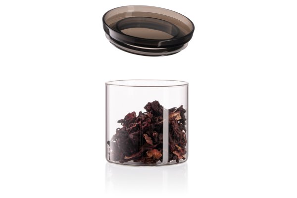 Банка для зберігання Ardesto Fresh, 500 мл, скло, пластик, силікон