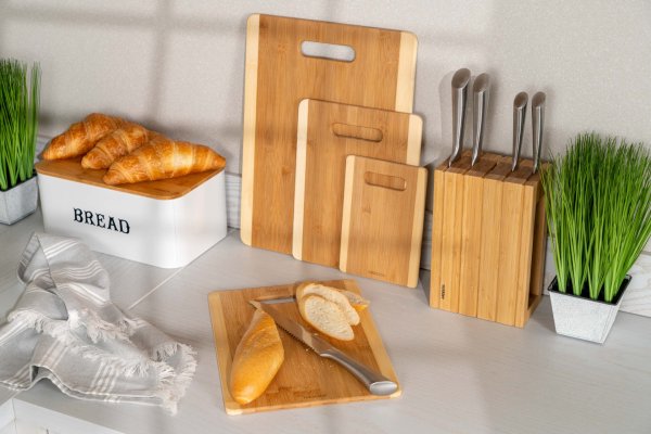 Дошка кухонна Ardesto Midori, 40*30*0.9 см, бамбук