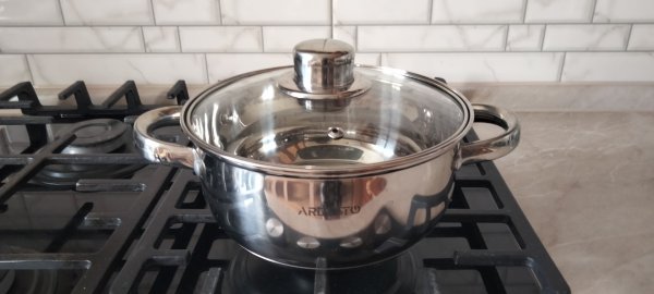 Каструля Ardesto Gemini Gourmet Aosta, скляна кришка, 1.8 л, нержавіюча сталь