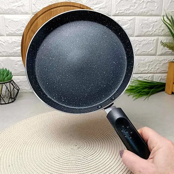 Сковорода для млинців Mini Ardesto Gemini Gourmet 22 см, чорний, алюміній