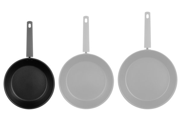 Сковорода глибока Ardesto Gemini Piemonte 24 см, нержавіюча сталь