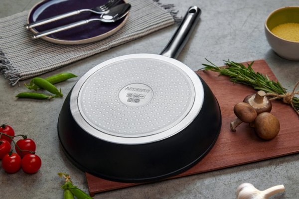 Сковорода Ardesto Gemini Abetone 24 см, чорний, алюміній