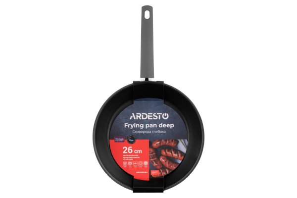 Сковорода глибока Ardesto Gemini Piemonte 26 см, нержавіюча сталь