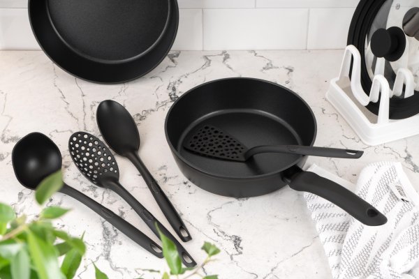 Сковорода глибока Ardesto Gemini Gourmet Bolzano 26 см, чорний, алюміній