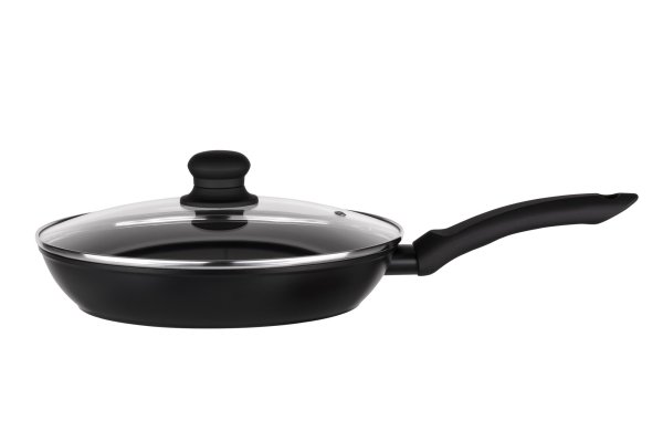 Сковорода Ardesto Gemini Gourmet Aosta з кришкою, 26 см, чорний, алюміній