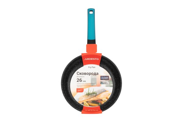 Сковорода Ardesto Gemini Foggia 26 см, синій, алюміній