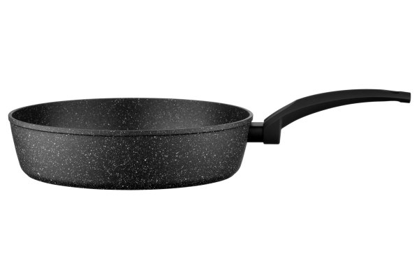 Сковорода Ardesto Gemini Gourmet Viareggio з кришкою 28 см, чорний, алюміній