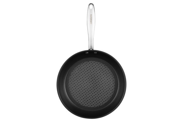 Сковорода Ardesto Gemini Gazzo 28 см, сірий, нержавіюча сталь, алюміній