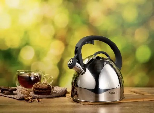 Чайник Ardesto Gemini Cremona, 2.5 л, сірий, нержавіюча сталь