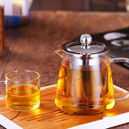 Заварник Ardesto Gemini Milano, 750 мл, боросилікатне скло, нержавіюча сталь