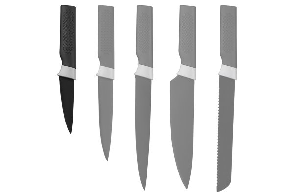 Кухонний ніж для овочів Ardesto Black Mars, 8 см, чорний, нерж. сталь, пластик