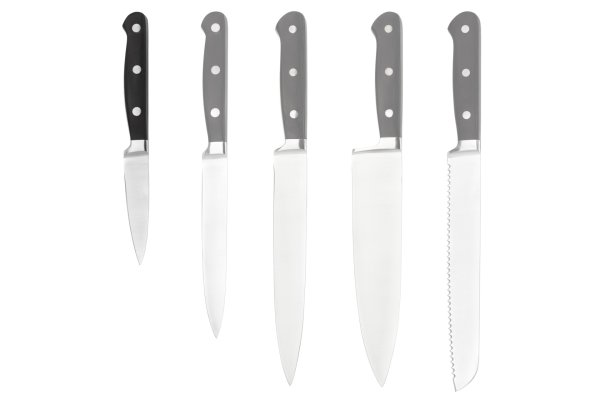 Кухонний ніж для чистки овочів Ardesto Black Mars 8,9 см, чорний, нерж.сталь, дерево