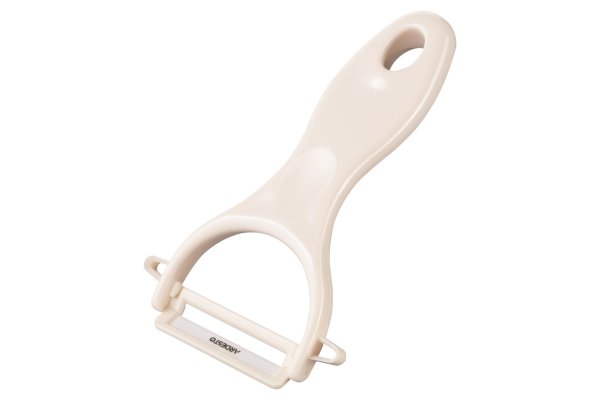 Овочечистка керамічна Ardesto Fresh, білий, кераміка/пластик