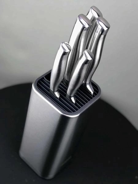 Набір ножів Ardesto Gemini 6 пр., нерж.сталь, блок: нерж. сталь,пластик