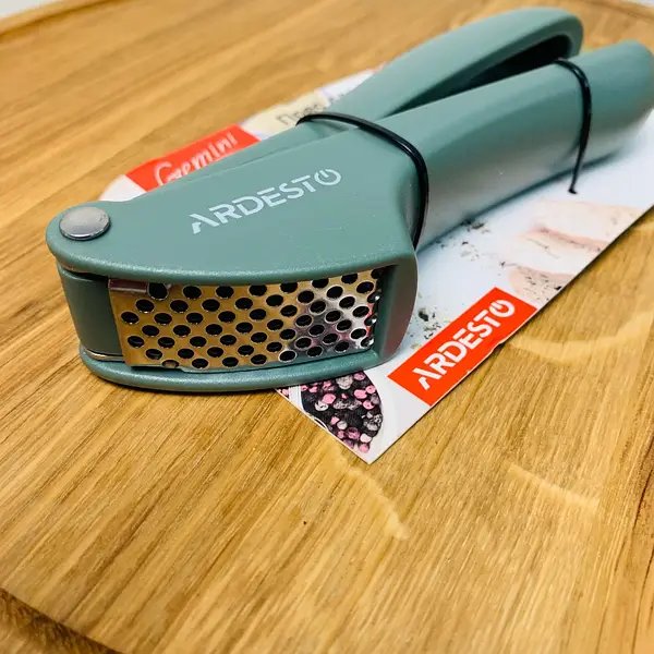 Прес для часнику Ardesto Gemini, зелений, нерж. сталь, пластик