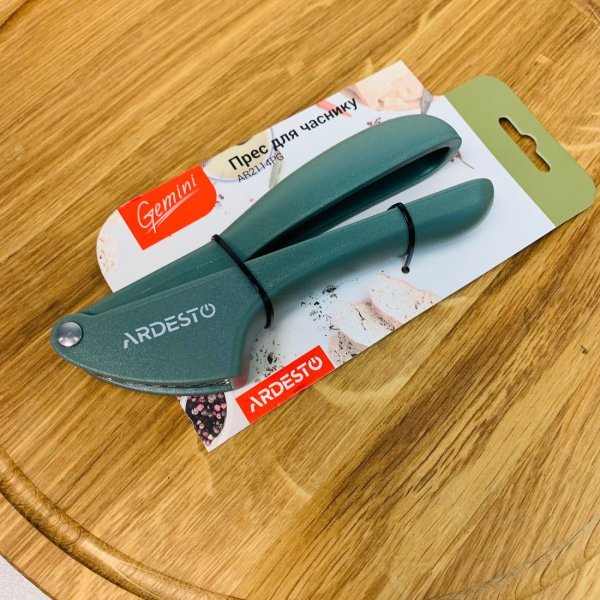 Прес для часнику Ardesto Gemini, зелений, нерж. сталь, пластик