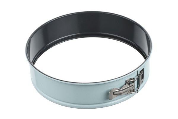 Форма для випікання Ardesto Tasty baking кругла 26 см роз'ємна, сірий,голубий, вуглецева сталь