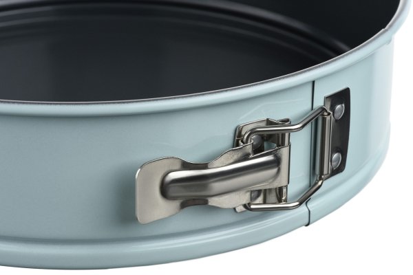 Форма для випікання Ardesto Tasty baking кругла 26 см роз'ємна, сірий,голубий, вуглецева сталь