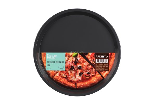 Форма для випікання піци, Ardesto Tasty baking, 29x1,5 см, сірий,голубий