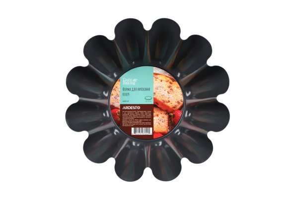 Форма для випікання кексу, Ardesto Tasty baking, 23x9 см, сірий,голубий