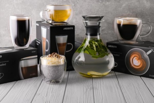 Глечик Ardesto з кришкою, 1000 мл, боросилікатне скло, нержавіюча сталь