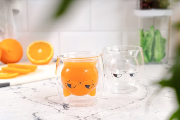 Набір чашок Ardesto Animals з подвійними стінками, 200 мл, 2 од., боросилікатне скло