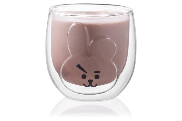 Набір чашок Ardesto Animals з подвійними стінками, 300 мл, 2 од., боросилікатне скло