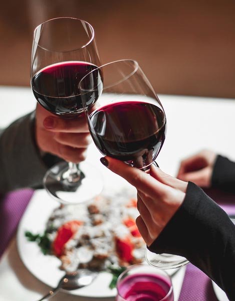 Набір келихів для вина Ardesto Gloria 6 шт, 480 мл, скло