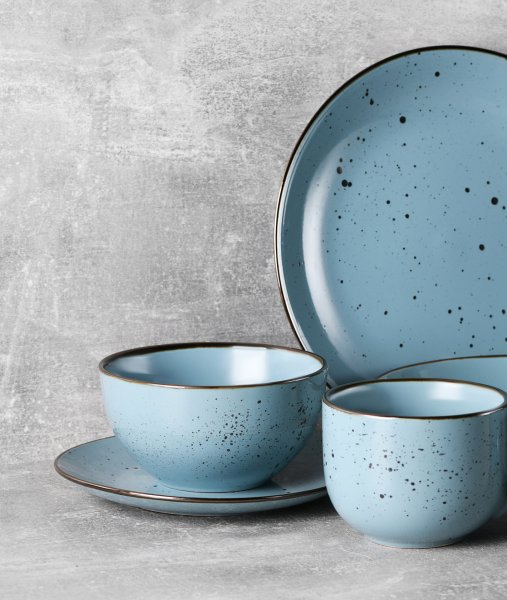 Салатник Ardesto Bagheria, 14 см, Misty blue, кераміка