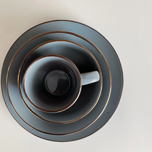 Салатник Ardesto Bagheria, 14 см, Grey, кераміка