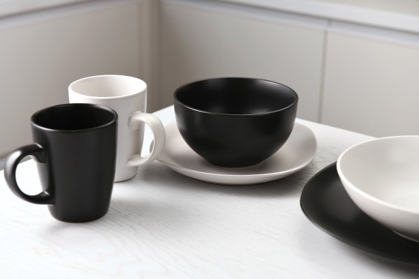 Салатник Ardesto Molize, 14.5 см, чорний, кераміка