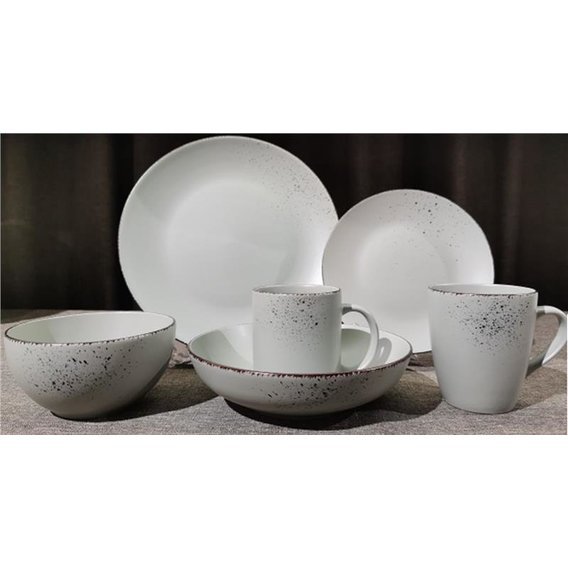 Салатник Ardesto Lucca, 14 см, Winter white, кераміка