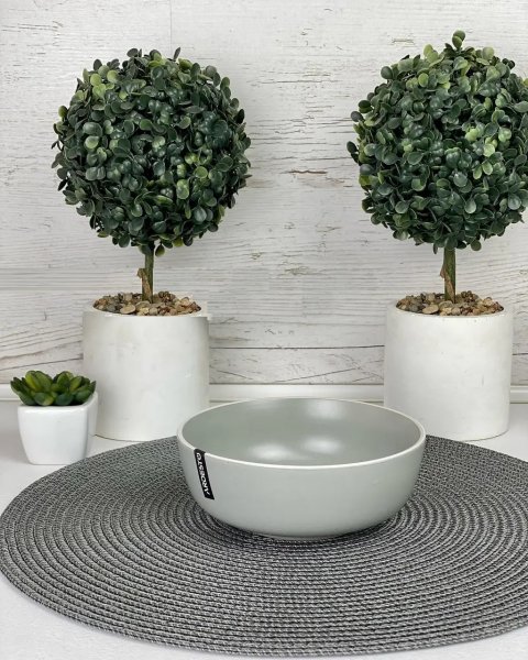 Салатник Ardesto Cremona, 16 см, Dusty grey, кераміка