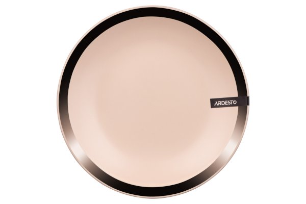 Тарілка десертна Ardesto Liguria, 19 см, Cream, кераміка