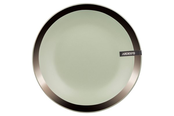 Тарілка десертна Ardesto Liguria, 19 см, Green bay, кераміка