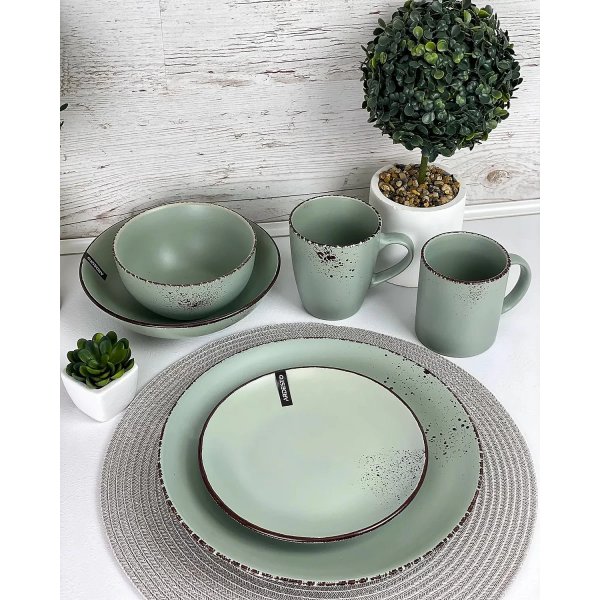 Тарілка супова Ardesto Lucca, 20 см, Illusion blue, кераміка