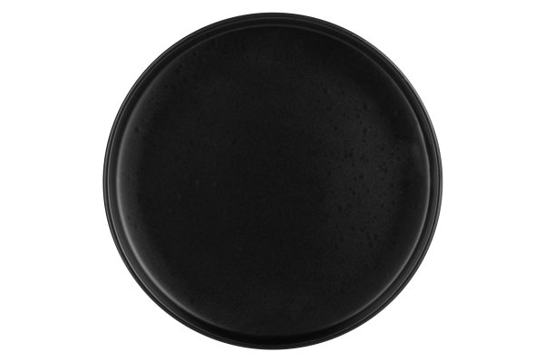 Тарілка десертна Ardesto Trento, 20,5 см, чорна, кераміка